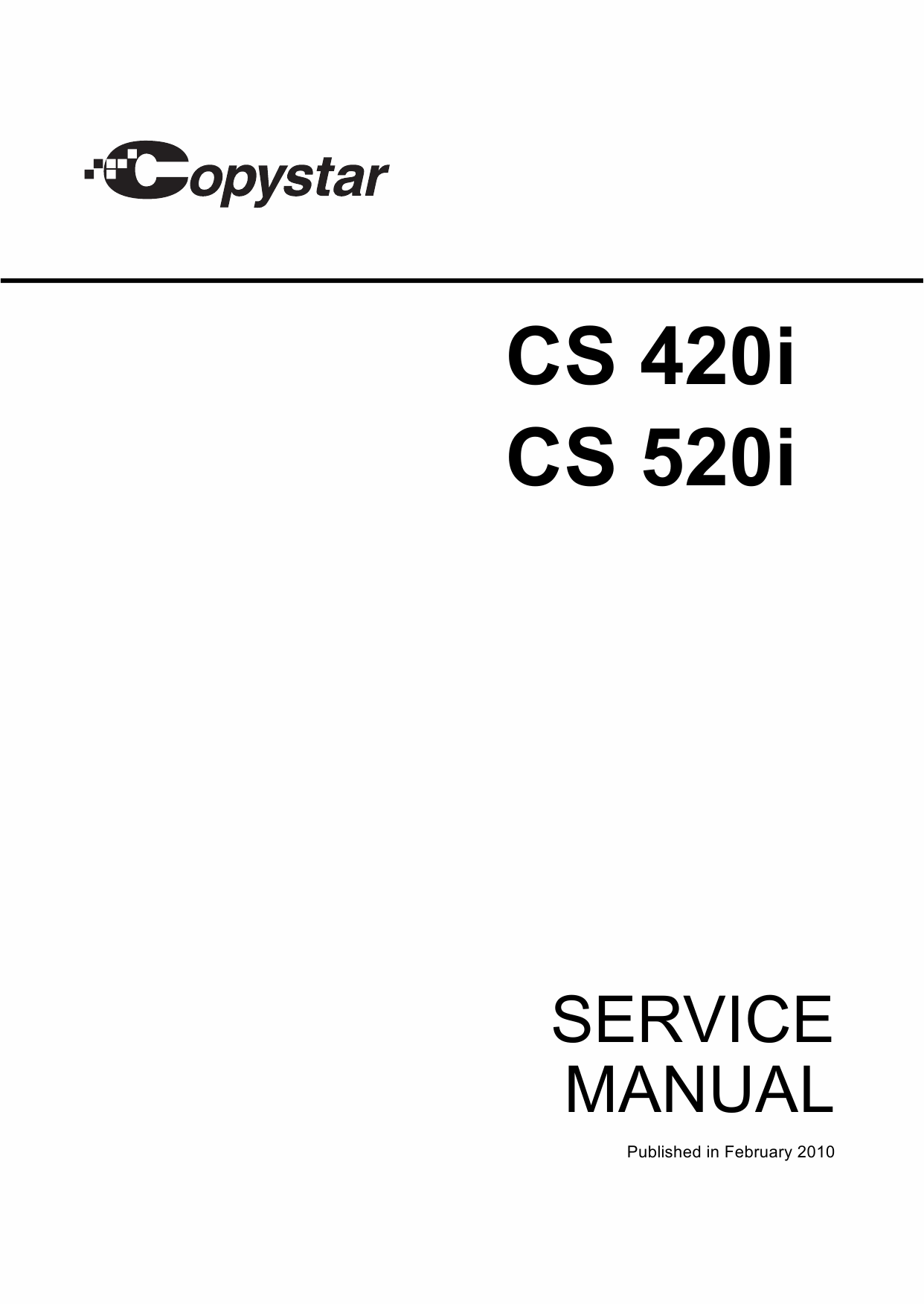 KYOCERA MFP Copystar-CS-420i 520i Parts and Service Manual-1
